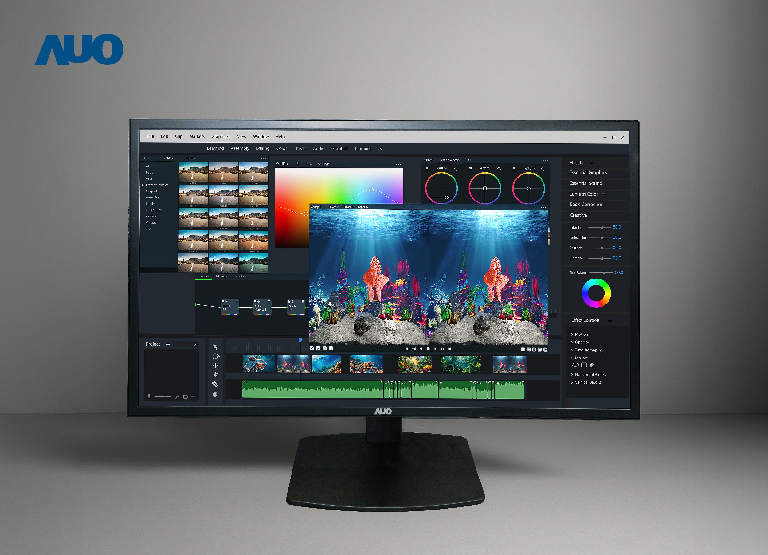 友達開發32吋2D/3D專業桌上型顯示器，擁有8K4K超高解析度，並以低串擾演算法優化3D顯示效果，搭載自動眼球追蹤功能，能即時調整3D圖像，進行即時2D與3D無縫共存視窗，提供圖像設計工作者突破二維介面的嶄新工作氛圍與效率